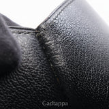 HERMES Lin Tote Bag, Calfskin (Cowhide), Box Calf, □C stamp (manufactured in 1999), Women's, Black - Pre-owned