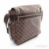 Louis Vuitton Bastille Damier Ebene Shoulder Bag, PVC Coated Canvas Leather, Men's/Women's, Brown, N45258 - Pre-owned
