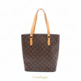 Louis Vuitton Vavin GM Monogram Tote Bag, PVC Coated Canvas Leather, Women's, Brown, M51170 - Pre-owned