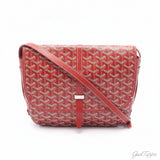 Goyard Belvedere MM Shoulder Bag, PVC Coated Canvas Leather, Women's - Pre-owned