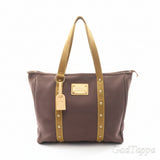 Louis Vuitton Cabas GM Tote Bag, Canvas, Antigua, Women's, Brown/Khaki, M40083 - Pre-owned