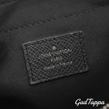 Louis Vuitton Andrey Shoulder Bag, Taiga Leather, Ardoise, Men's, Black, M32482 - Pre-owned