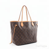 Louis Vuitton Neverfull MM Tote Bag, PVC Coated Canvas and Leather, Monogram Pivoine, Women's, Brown, M41178 - Pre-owned