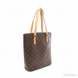 Louis Vuitton Vavin GM Monogram Tote Bag, PVC Coated Canvas Leather, Women's, Brown, M51170 - Pre-owned