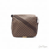 Louis Vuitton Bastille Damier Ebene Shoulder Bag, PVC Coated Canvas Leather, Men's/Women's, Brown, N45258 - Pre-owned
