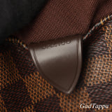 Louis Vuitton Bastille Damier Ebene Shoulder Bag, PVC Coated Canvas Leather, Men's/Women's, Brown, N45258 - Pre-owned