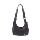 Chrome Hearts, Black, HOBO Scroll Label Women's Shoulder Bag, Leather/SV925, Black