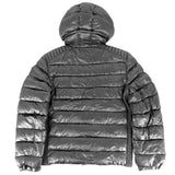 Prada, Navy, Size 46, Men's Triangle Logo Down Jacket, Nylon, 46, Navy