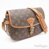 LOUIS VUITTON Monogram Canvas Solferino M42250 Shoulder Bag Brown Coated Canvas Leather Women's - Pre-Owned