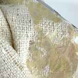 Chanel, Ivory, Size 38, Women's Collarless Shell Jacket, Cotton/Vinyl/Rayon/Acrylic, 38, Ivory