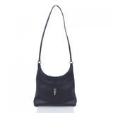 Chrome Hearts, Black, VIV LTHR DAGGER Leather Handbag, Leather, Black