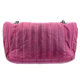 BALENCIAGA MONACO S Chain Shoulder Bag Leather Pink Women's - Pre-owned