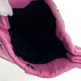 BALENCIAGA MONACO S Chain Shoulder Bag Leather Pink Women's - Pre-owned