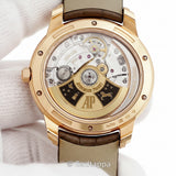 Vintage Audemars Piguet Millenary Frosted Gold Philosophique 77266OR.GG.A823CR.01 K18PG Women's Automatic Watch, Brown