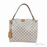 Louis Vuitton Graceful PM Damier Azur Shoulder Bag, Damier Azur Canvas, N42249 - Pre-Owned