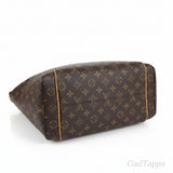 Louis Vuitton Totally MM Monogram Shoulder Bag, Monogram Canvas, M56689, Brown, Women's - Pre-owned