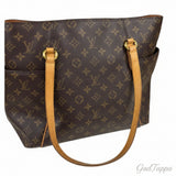 Louis Vuitton Totally MM Monogram Shoulder Bag, Monogram Canvas, M56689, Brown, Women's - Pre-owned