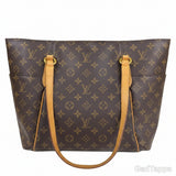 Louis Vuitton Totally MM Monogram Shoulder Bag, Monogram Canvas, M56689, Brown, Women's - Pre-owned