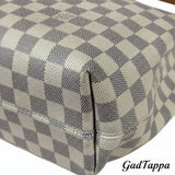 Louis Vuitton Graceful PM Damier Azur Shoulder Bag, Damier Azur Canvas, N42249 - Pre-Owned