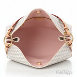 Louis Vuitton Graceful PM Damier Azur Shoulder Bag, Damier Azur Canvas, N42249 - Pre-Owned