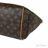 Louis Vuitton Totally MM Monogram Shoulder Bag, Monogram Canvas, M56689, Brown, Women's - Pre-owned