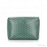 Goyard Capetian MM Shoulder Bag, PVC, CAPETIMMLTY01CG03P, Green, Unisex, Pre-owned