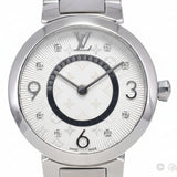 Louis Vuitton Q12MG Tambour Slim PM Monogram 8P Diamond Quartz Ladies Watch - Pre owned