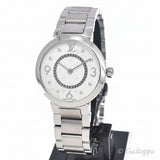 Louis Vuitton Q12MG Tambour Slim PM Monogram 8P Diamond Quartz Ladies Watch - Pre owned