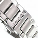Louis Vuitton Q12MG Tambour Slim PM Monogram 8P Diamond Quartz Ladies Watch - Pre owned