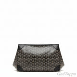 GOYARD Saint Louis PM Tote Bag Black PVC Leather Women's - Pre-owned