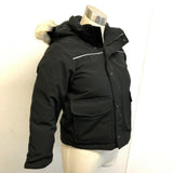 Canada Goose JASPER, Black, Size 6/7, Kids' Down Jacket, Polyester Wool, Size 6/7, Black