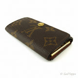 Louis Vuitton Monogram Multicle 4 Key Case in Brown, Beige, and Gold. Men's. Pre-owned