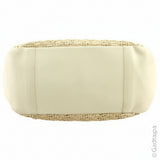 Vintage Furla Handbag Ivory x Gold Women's