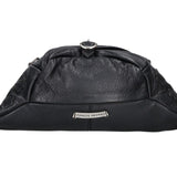Chrome Hearts, Black/Silver, Small, #1 SNAT PACK CROSS PATCH Leather Waist Bag, Leather, Small, Black/Silver