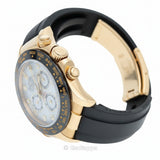 Vintage Rolex Daytona 116518LNG Mother of Pearl Diamond Dial Gold Watch