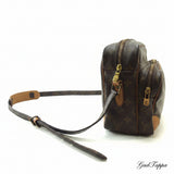 LOUIS VUITTON Monogram Nile Shoulder Bag Brown Men's Used Brand High Brand - Vintage