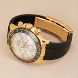 Vintage Rolex Daytona 116518LNG Mother of Pearl Diamond Dial Gold Watch