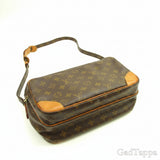 LOUIS VUITTON Shoulder Bag Monogram Nile Brown Women's Used Brand High Brand Vintage