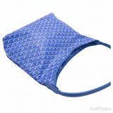 Goyard Boheme Hobo Bag PM Tote Bag Herringbone Logo Pouch Blue A Rank go13282gh - Vintage