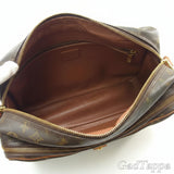 LOUIS VUITTON Monogram Nile Shoulder Bag Brown Men's Used Brand High Brand - Vintage