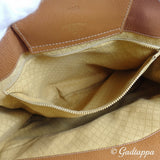 Vintage Gucci handbag brown x beige women's