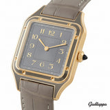 Cartier Santos Dumont LM WGSA0097 Gray Lacquer - Pre-owned