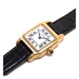 Cartier K18 Santos Dumont SM Vintage Antique Ladies Watch