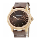 Vintage Audemars Piguet Millenary Frosted Gold Philosophique 77266OR.GG.A823CR.01 K18PG Women's Automatic Watch, Brown