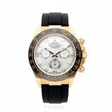 Vintage Rolex Daytona 116518LNG Mother of Pearl Diamond Dial Gold Watch