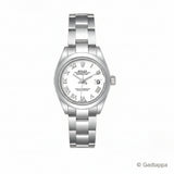 Vintage Rolex Datejust 279160 Silver Dial Roman Numerals Stainless Steel Watch