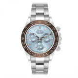Rolex Daytona 116506A Herrenuhr aus Platin mit eisblauem Diamantzifferblatt