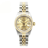 Rolex Datejust 69173G Two-Tone 10P Diamond Ladies Watch