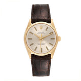 Rolex Oyster Perpetual 1005/8 Champagne Dial 14K Gold Men’s Vintage Watch