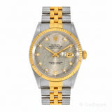 Vintage Rolex Datejust 16013G 10P Diamond Two-Tone R-Serial Men’s Watch  36mm